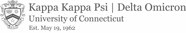 Kappa Kappa Psi | Delta Omicron at the University of Connecticut
